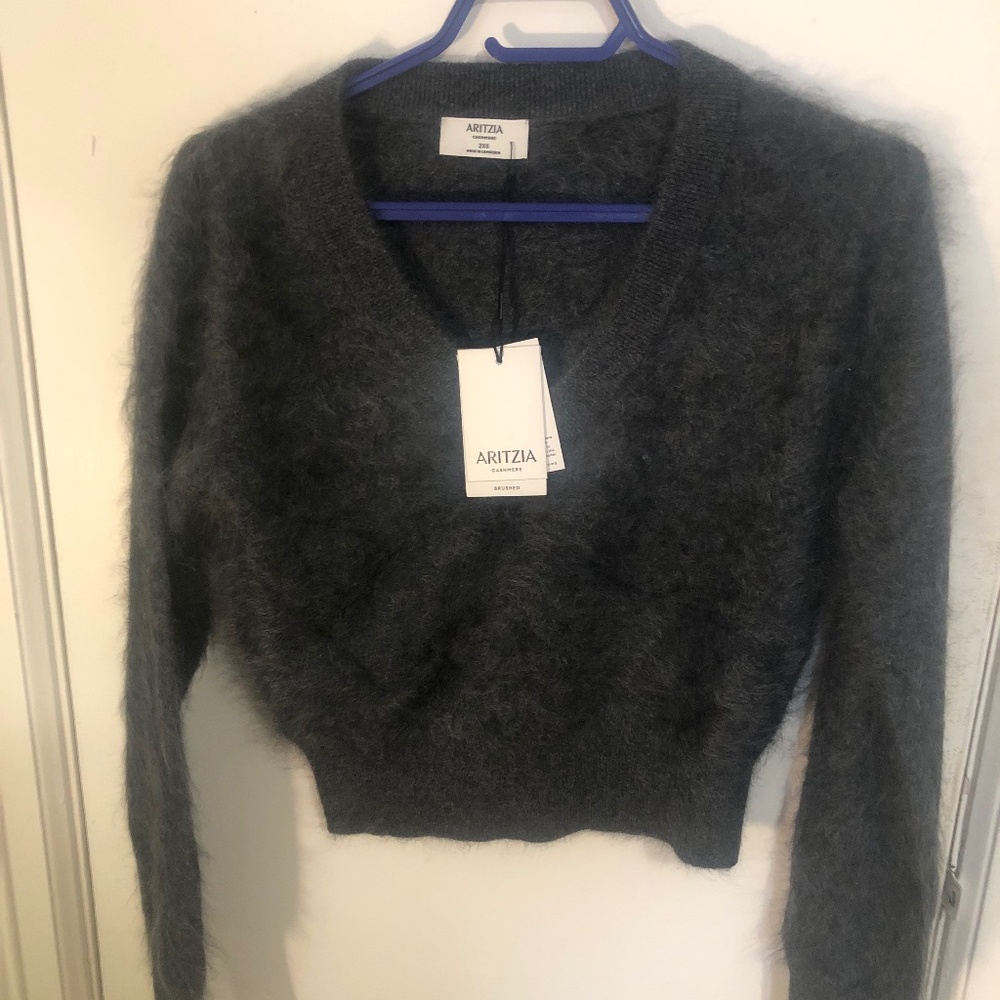 Aritzia cashmere waist sweater